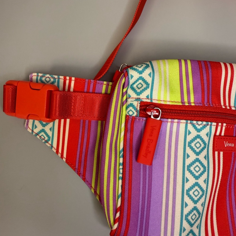 Vera Bradley‎ Women’s Serape Paradise Colorful Aztec Belt Bag Fanny Pack - Picture 3 of 7